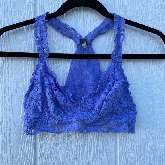 aerie Other - Aerie Lace Racerback Bralette Periwinkle/Purple Size Large